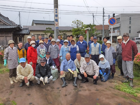 >集合写真 （網川原神明宮前ロータリーにて）