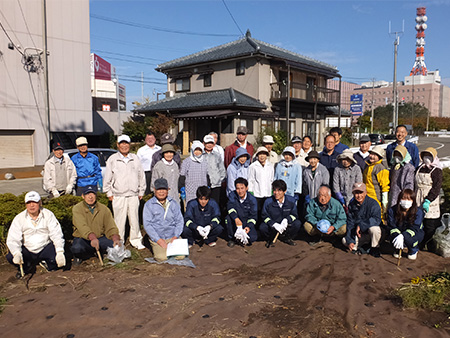 集合写真 （網川原神明宮前ロータリーにて）