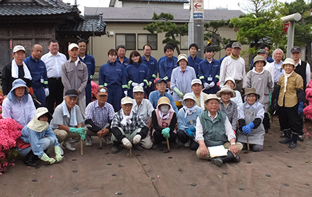 集合写真 （網川原神明宮前ロータリーにて）