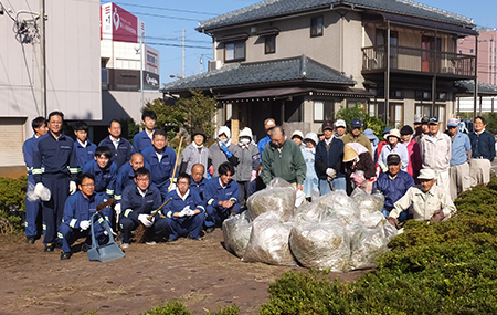 集合写真 （網川原神明宮前ロータリーにて）